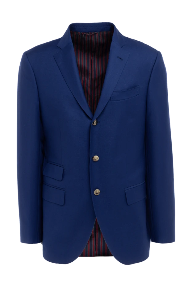 Sartoria Latorre man blue wool jacket for men купить с ценами и фото 133254 - photo 1