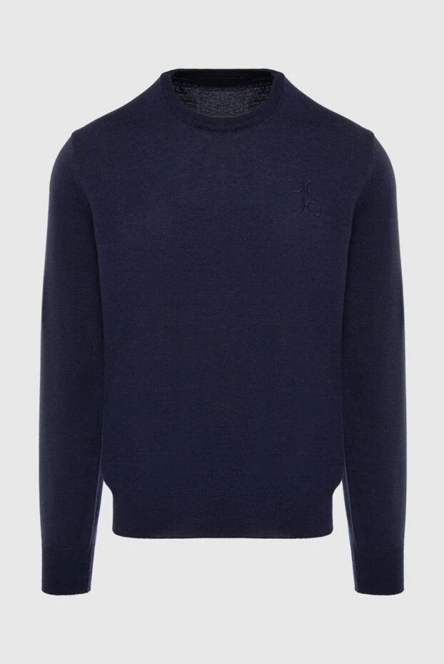 Billionaire man wool jumper blue for men купить с ценами и фото 133271 - photo 1