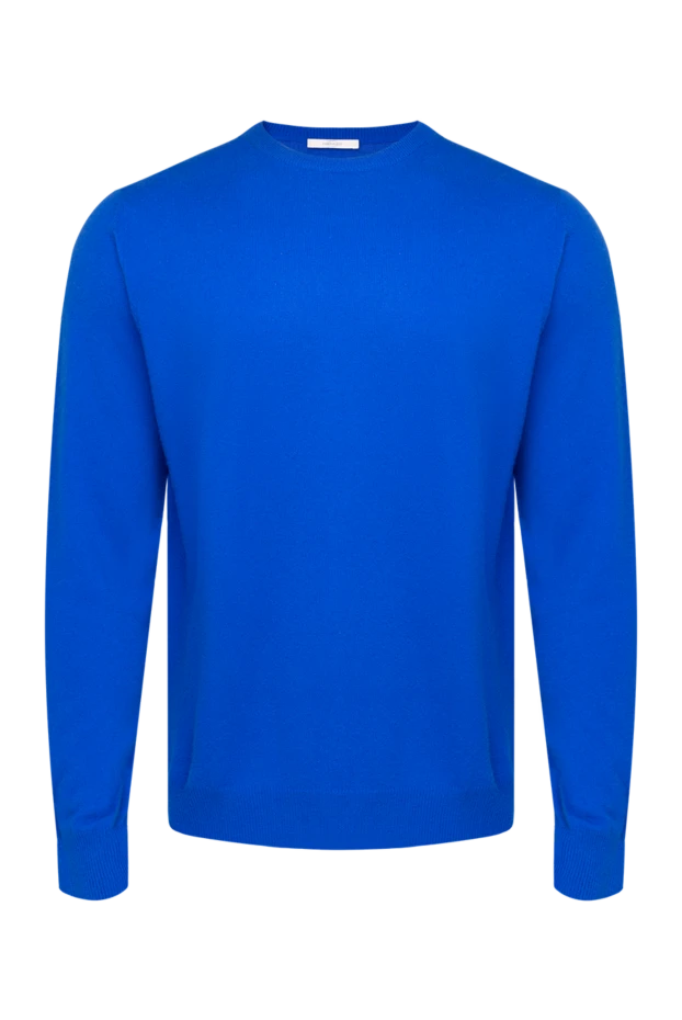 Casheart man blue cashmere jumper for men купить с ценами и фото 133337 - photo 1