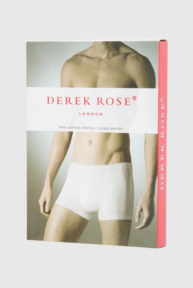 Derek Rose man white men's boxer briefs made of cotton and elastane купить с ценами и фото 133574 - photo 2