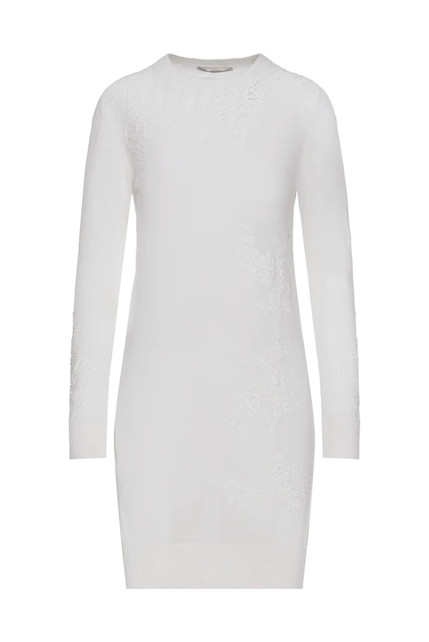 Ermanno Scervino woman white woolen dress for women купить с ценами и фото 133784 - photo 1