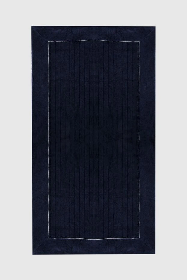 Corneliani man blue cotton beach towel for men купить с ценами и фото 133950 - photo 1