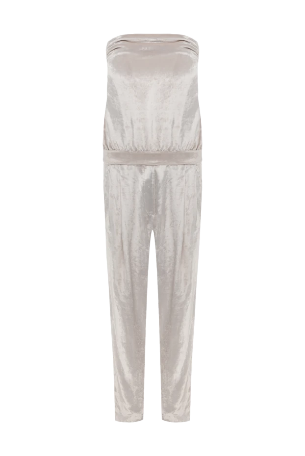 Brunello Cucinelli woman gray cotton overalls for women купить с ценами и фото 134000 - photo 1