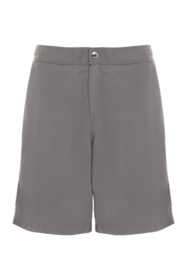 Brunello Cucinelli man men's gray polyester beach shorts купить с ценами и фото 134232 - photo 1