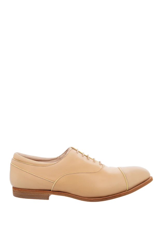 Brunello Cucinelli woman beige leather shoes for women купить с ценами и фото 134294 - photo 1