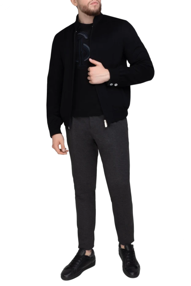 Hettabretz man cashmere jacket black for men купить с ценами и фото 134438 - photo 2