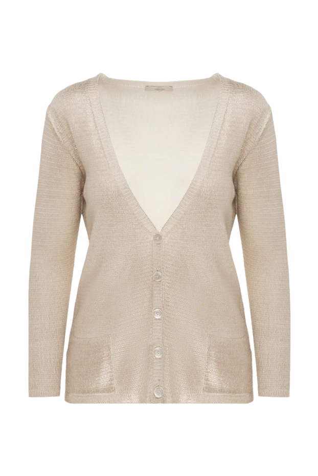 Casheart woman beige cotton and polyamide cardigan for women купить с ценами и фото 134582 - photo 1