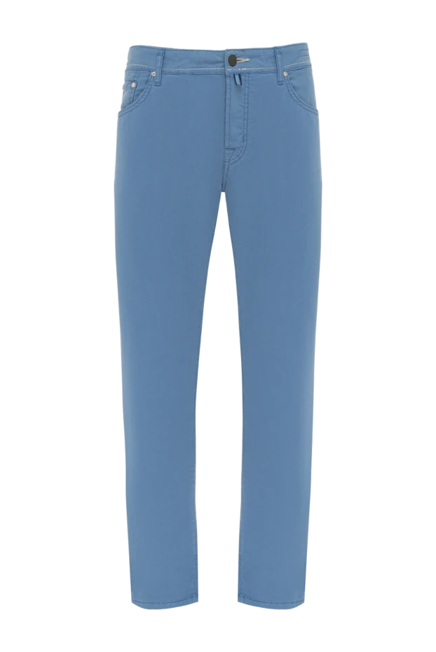 Jacob Cohen man blue cotton jeans for men купить с ценами и фото 134712 - photo 1