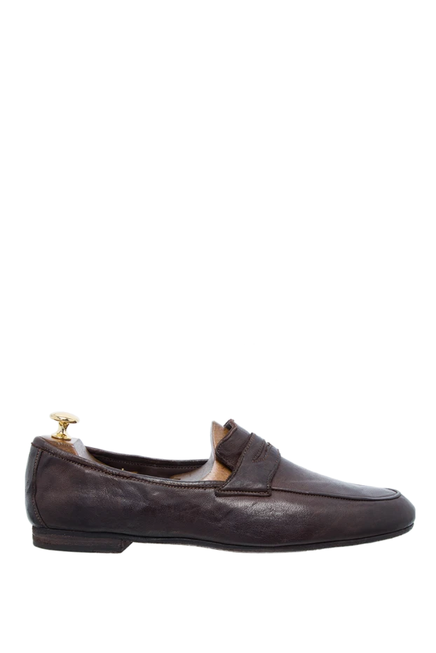 Andrea Ventura man brown leather loafers for men купить с ценами и фото 134804 - photo 1