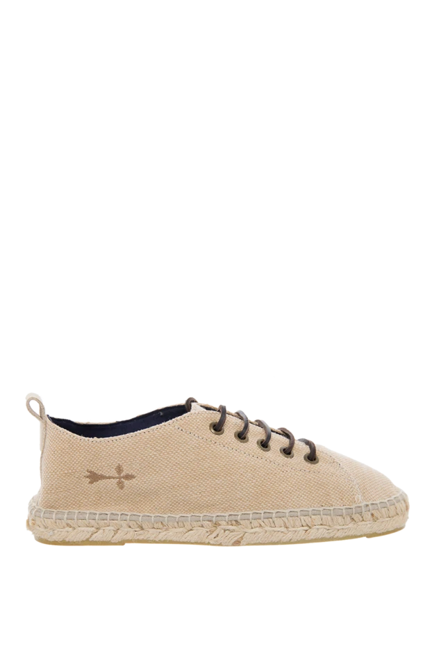 Manebi man espadrilles canvas beige for men купить с ценами и фото 134957 - photo 1