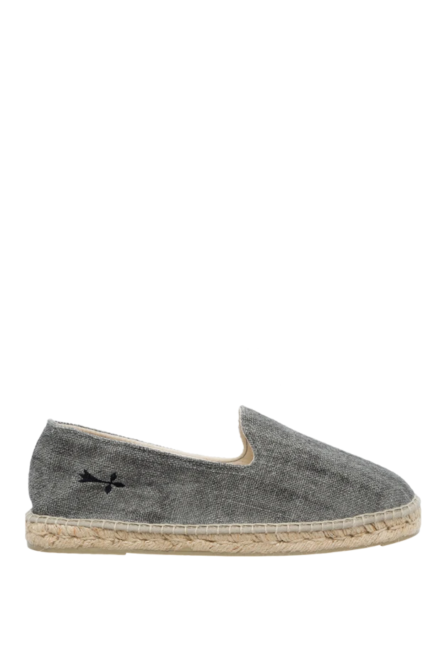 Manebi man espadrilles canvas gray for men купить с ценами и фото 134958 - photo 1