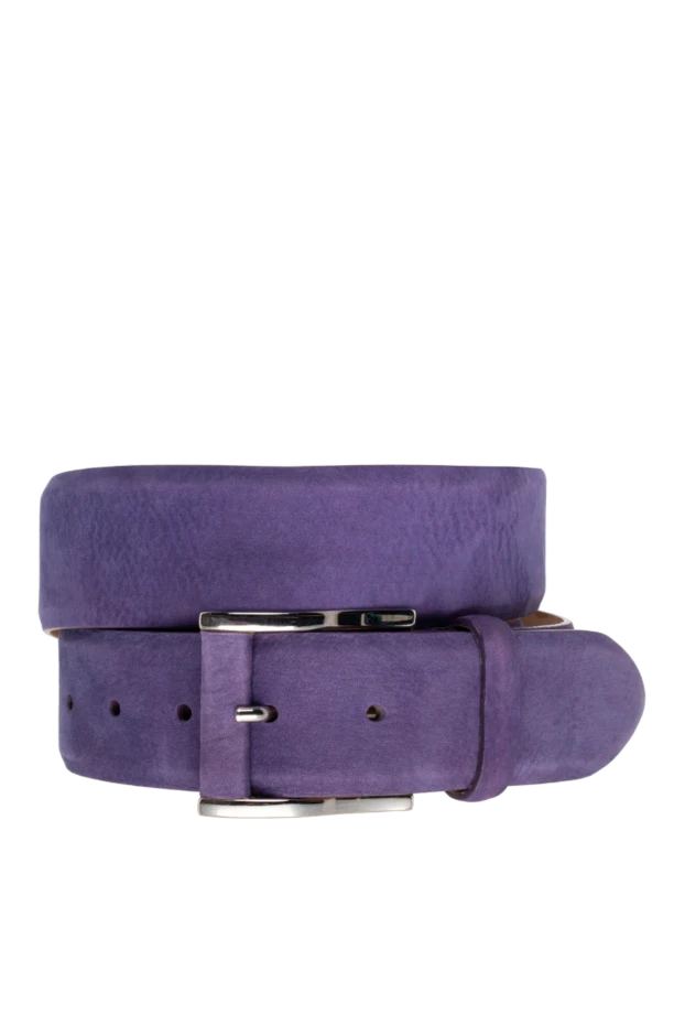 Cesare di Napoli man purple leather belt for men купить с ценами и фото 135200 - photo 1