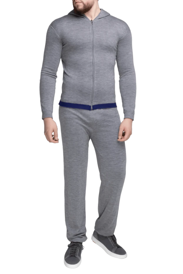 Pashmere man gray men's cashmere sports suit купить с ценами и фото 135437 - photo 2