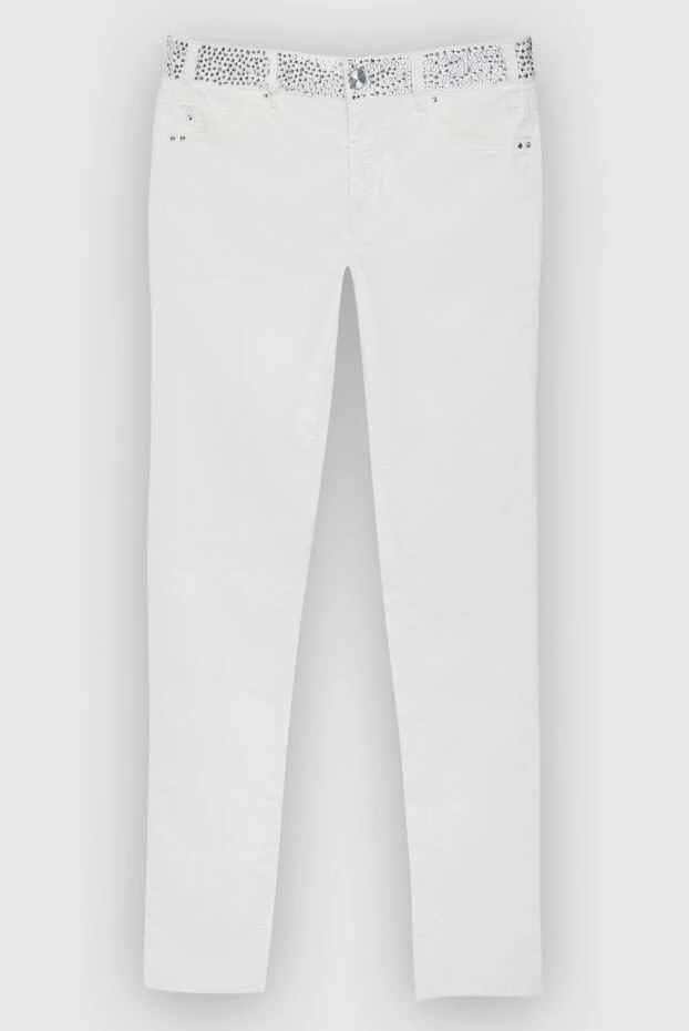 Tramarossa woman  white cotton jeans for women купить с ценами и фото 135443 - photo 1