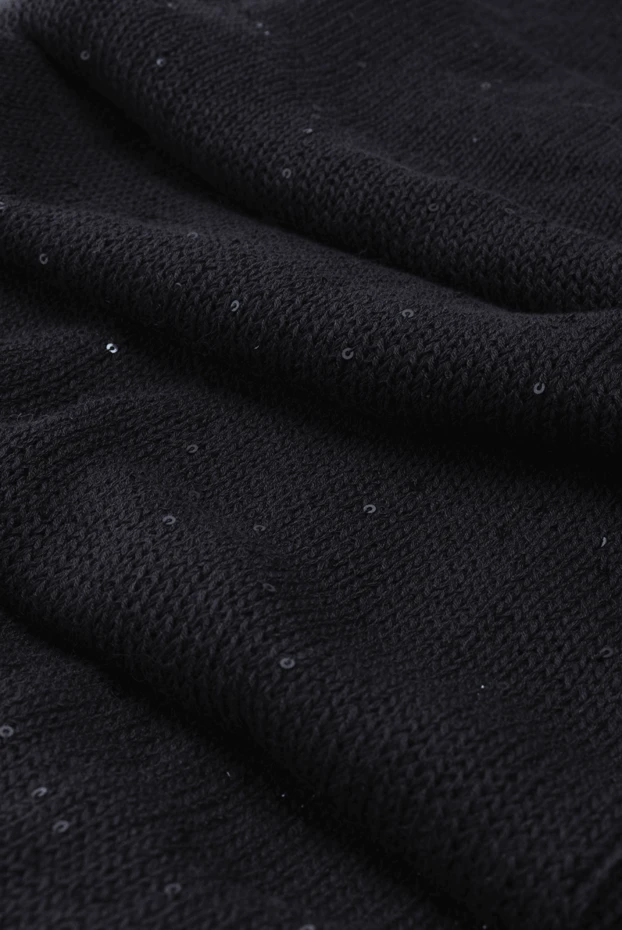 Panicale шарф женский черный классический 135508 - фото 3