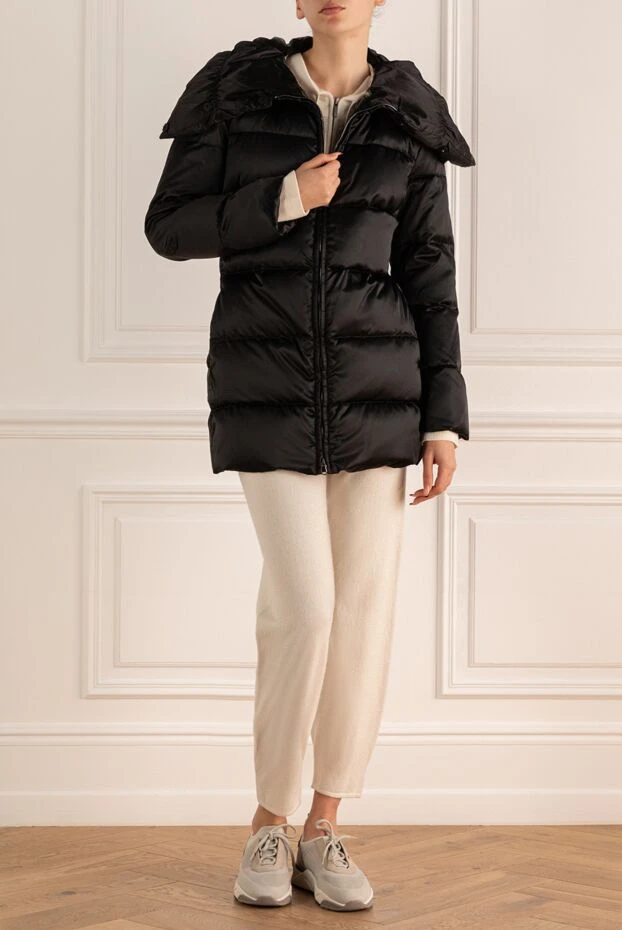 Valentino woman women's black polyamide down jacket купить с ценами и фото 135535 - photo 2