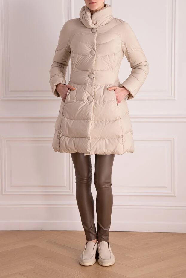 Gallotti woman gray wool down jacket for women купить с ценами и фото 135548 - photo 2