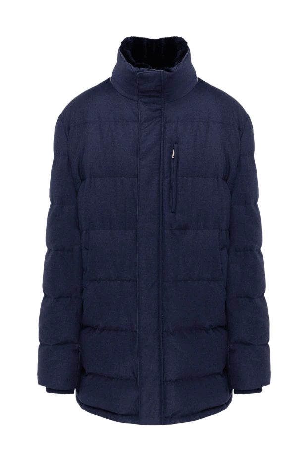 Roger Pinault man down jacket men's cashmere blue купить с ценами и фото 135611 - photo 1