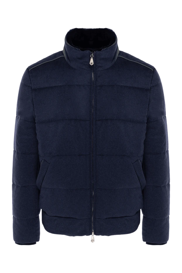 Roger Pinault man down jacket men's cashmere blue купить с ценами и фото 135614 - photo 1