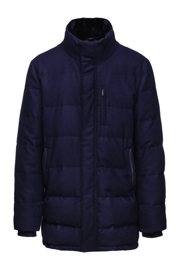 Roger Pinault man down jacket men's cashmere blue купить с ценами и фото 135618 - photo 1