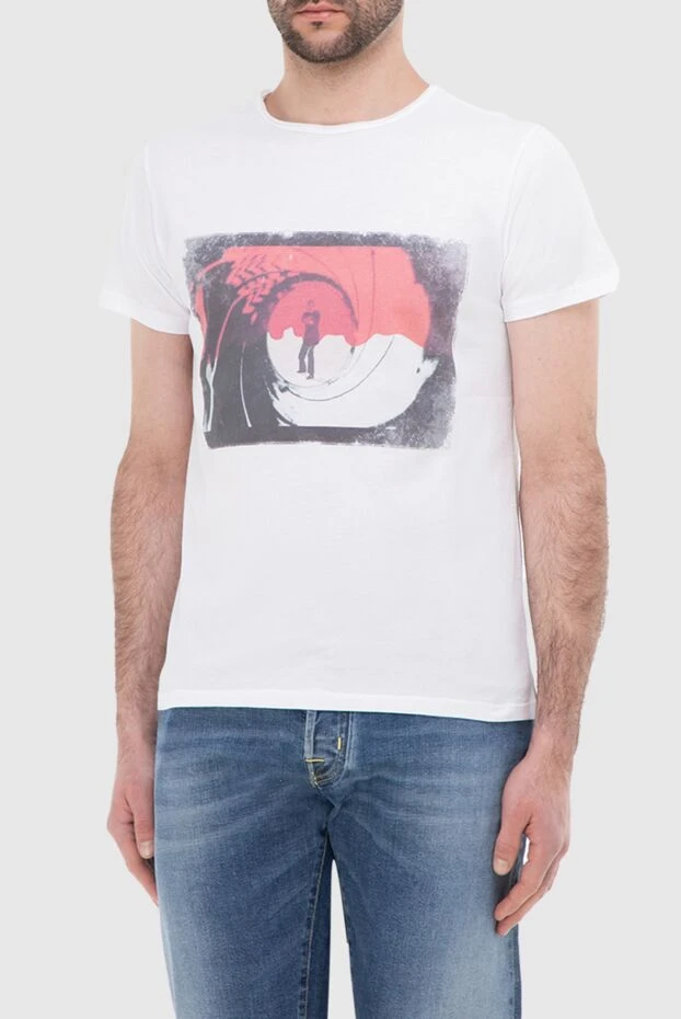 1921 T-Shirt мужская футболка хлопковая белая с принтом 135718 - фото 3