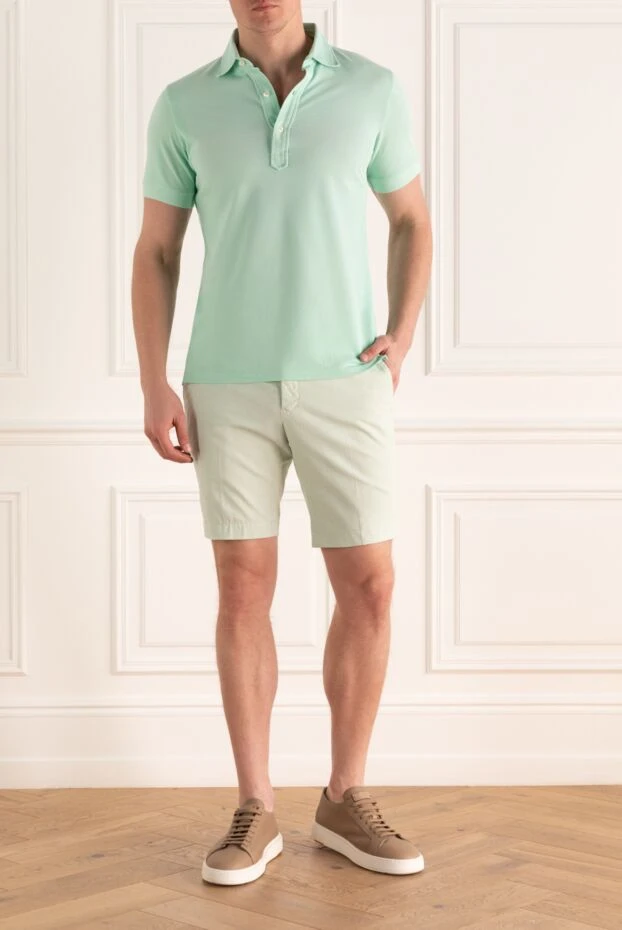 MC2 Saint Barth man cotton polo green for men купить с ценами и фото 135779 - photo 2