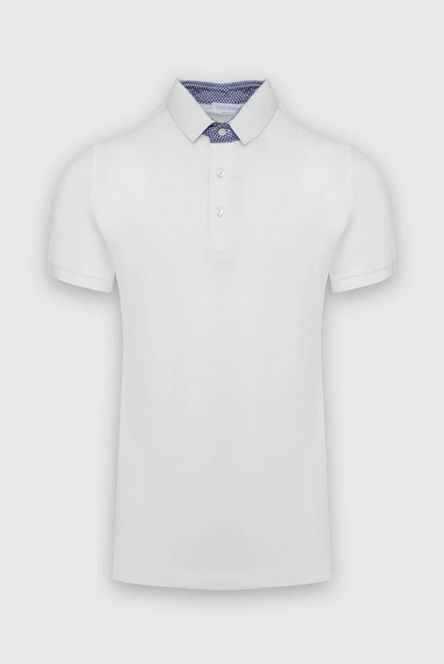 Gran Sasso man cotton polo white for men купить с ценами и фото 135847 - photo 1