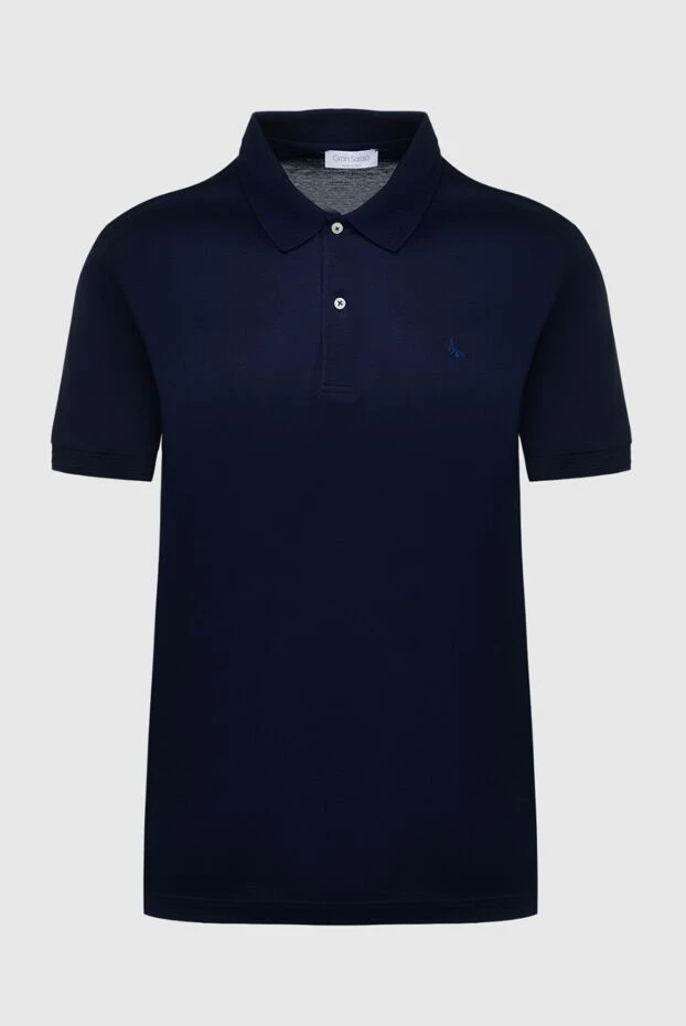 Gran Sasso man cotton polo black for men купить с ценами и фото 135849 - photo 1