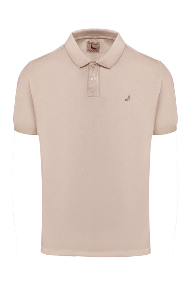 Gran Sasso man cotton polo beige for men купить с ценами и фото 135854 - photo 1