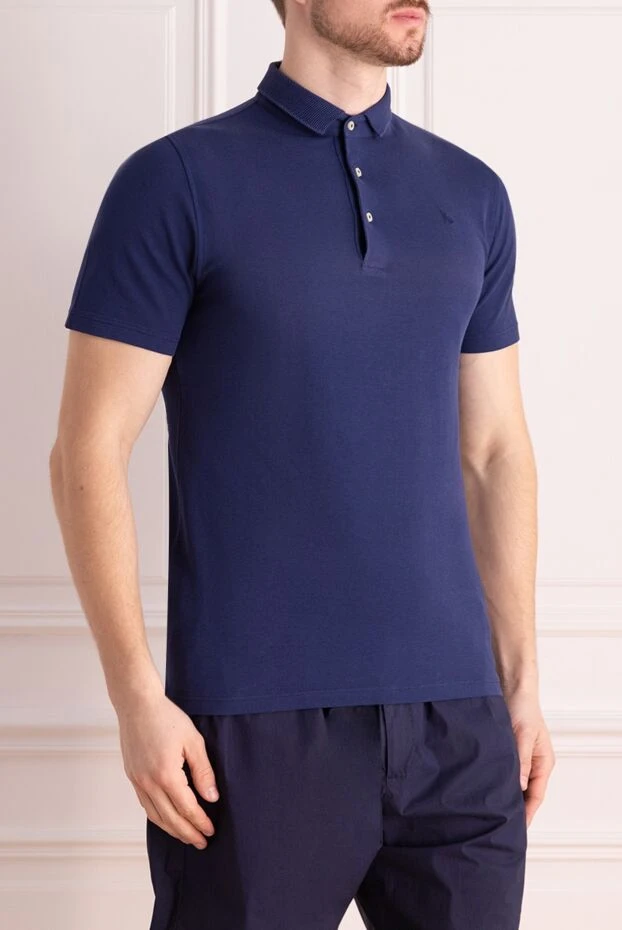 Gran Sasso man cotton t-shirt blue for men 160969 - photo 3