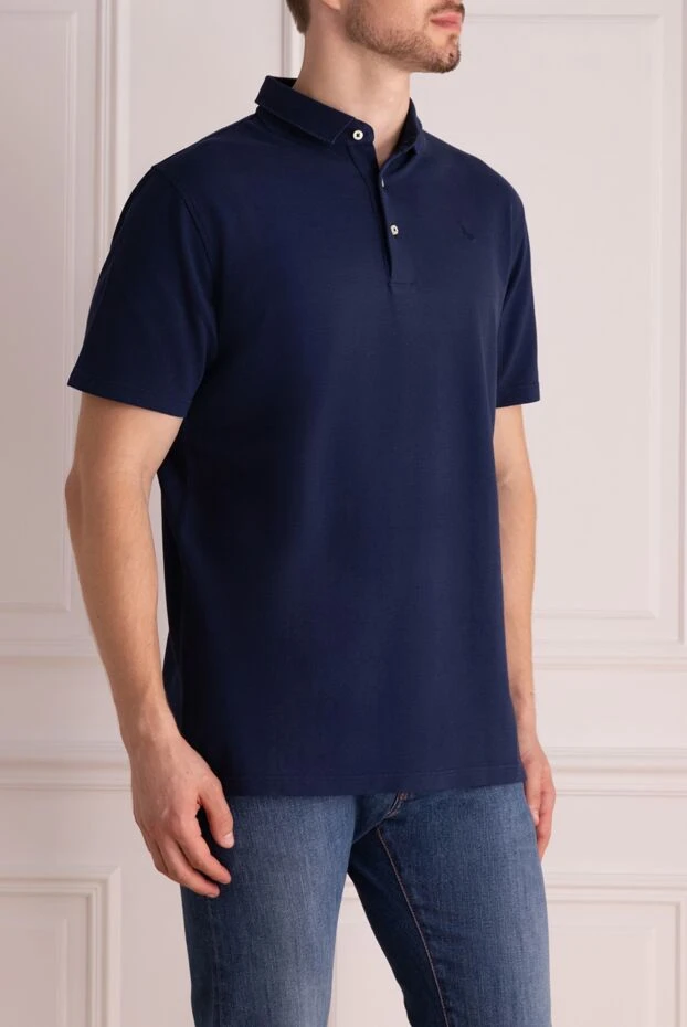 Gran Sasso man cotton t-shirt blue for men 160969 - photo 3