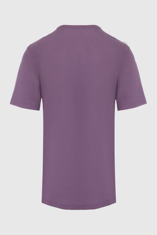 Gran Sasso man purple cotton t-shirt for men купить с ценами и фото 135866 - photo 2