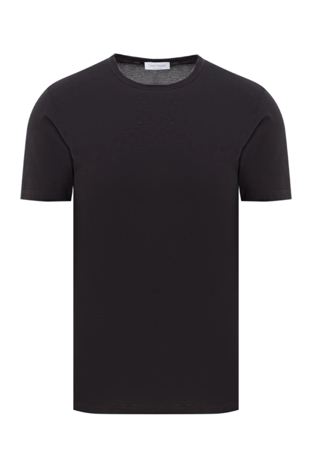 Cotton T-shirt in rich pink color in a laconic style
- photo 1