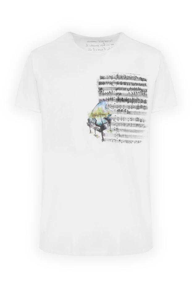 Bisibiglio man white cotton t-shirt for men купить с ценами и фото 135991 - photo 1