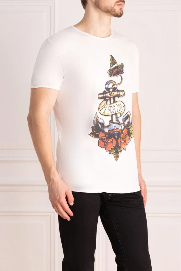 Bisibiglio футболка из хлопка с оригинальным принтом в стиле тату 135994 - фото 3