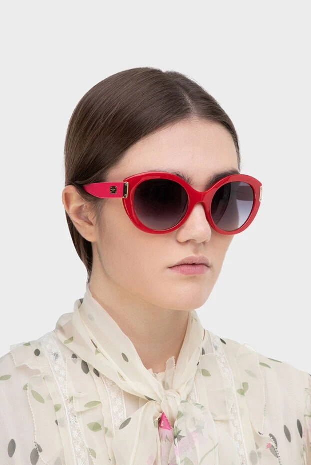 Versace woman red plastic and metal glasses for women купить с ценами и фото 136077 - photo 2