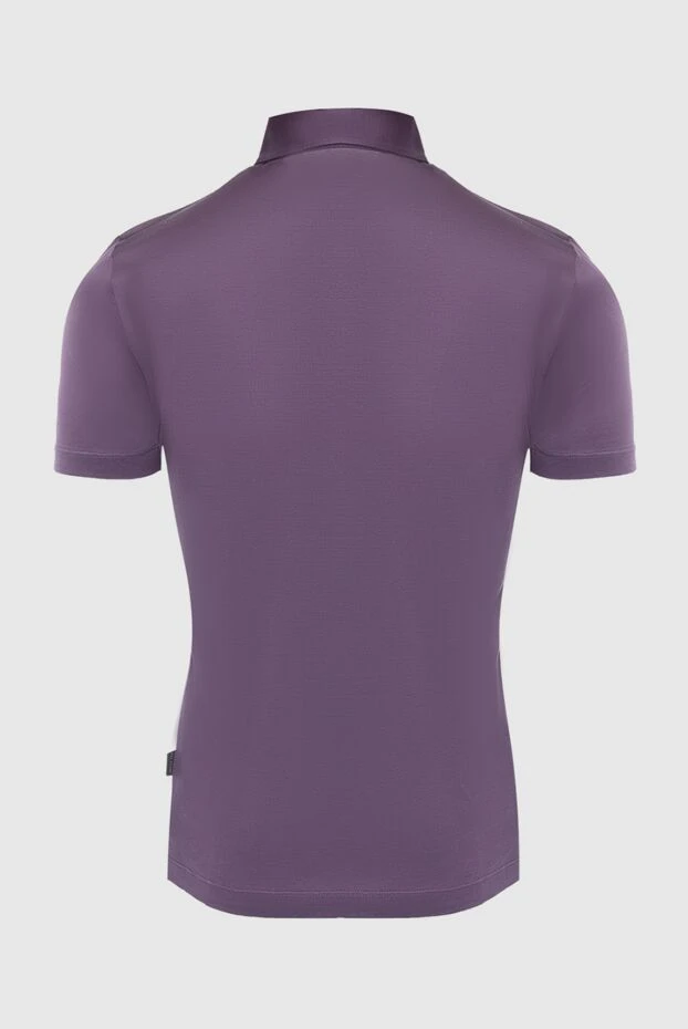 Pal Zileri man cotton polo purple for men купить с ценами и фото 136150 - photo 2