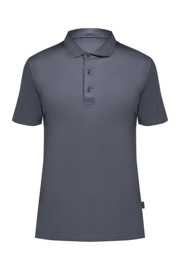 Pal Zileri man cotton polo gray for men купить с ценами и фото 136152 - photo 1