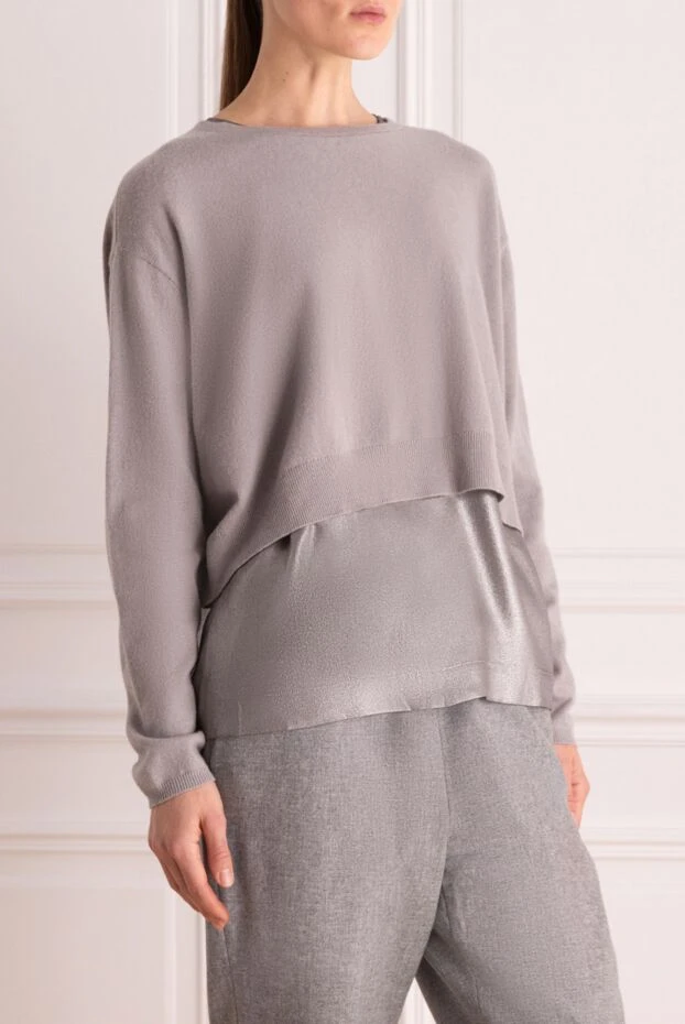 Panicale woman gray jumper for women 155469 - photo 3