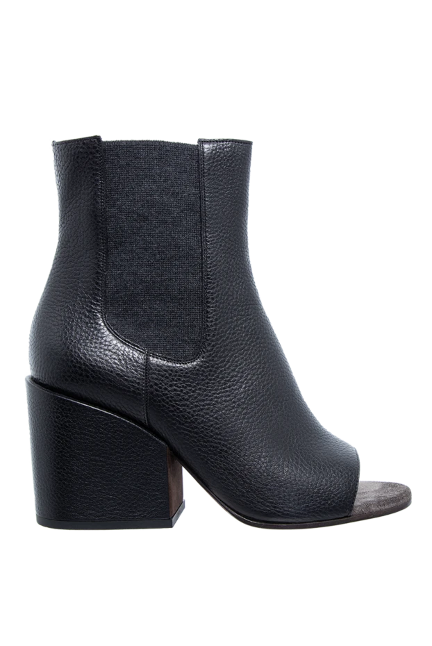 Brunello Cucinelli woman black leather ankle boots for women купить с ценами и фото 136464 - photo 1