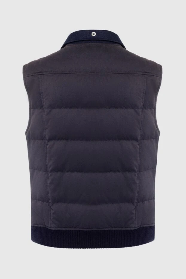 Brunello Cucinelli man blue polyamide and nylon vest for men купить с ценами и фото 136529 - photo 2