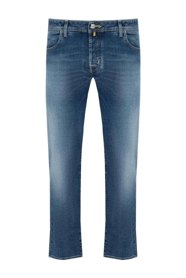 Jacob Cohen man blue cotton jeans for men купить с ценами и фото 136667 - photo 1