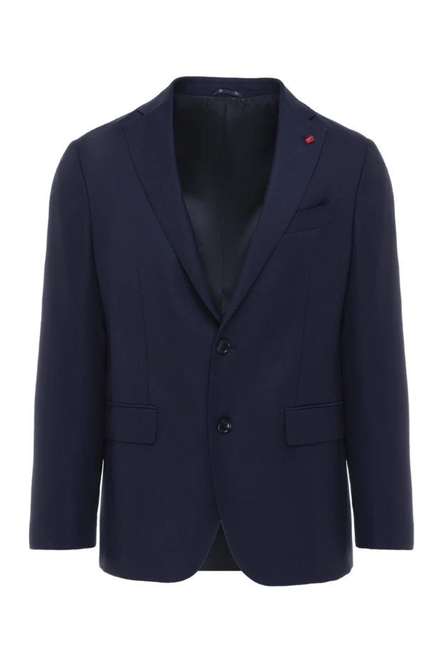 Sartoria Latorre man blue wool jacket for men купить с ценами и фото 136698 - photo 1