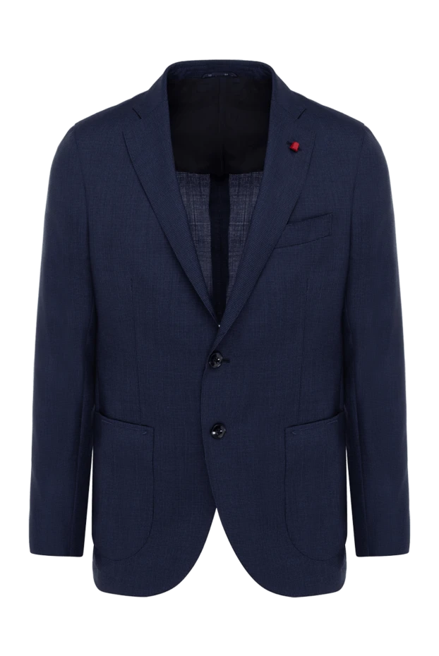 Sartoria Latorre man blue wool jacket for men купить с ценами и фото 136702 - photo 1