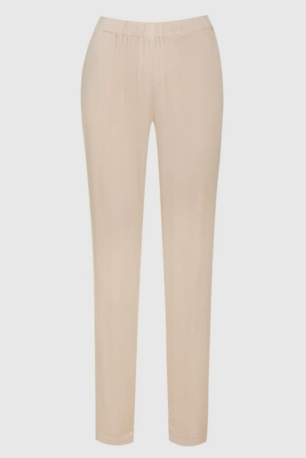 Casheart woman beige viscose trousers for women купить с ценами и фото 136809 - photo 1