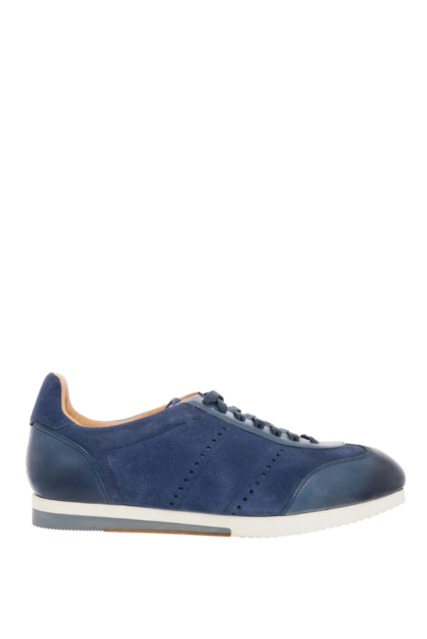 Magnanni man blue suede sneakers for men купить с ценами и фото 136845 - photo 1