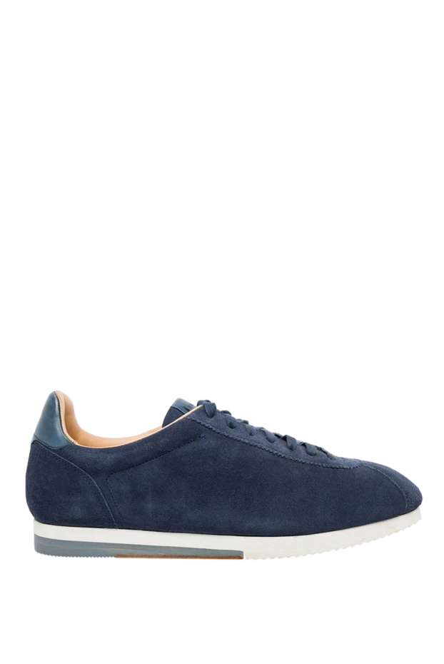 Magnanni man blue suede sneakers for men купить с ценами и фото 136846 - photo 1