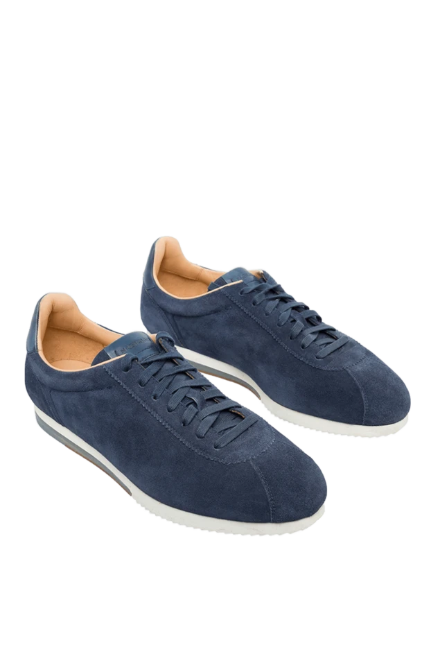 Magnanni man blue leather sneakers for men 150330 - photo 3