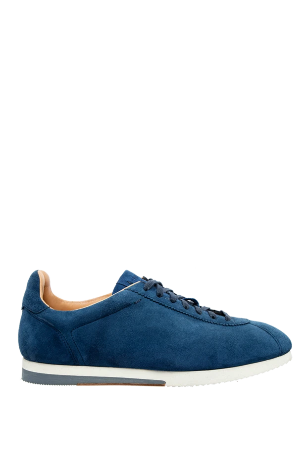 Magnanni man blue suede sneakers for men купить с ценами и фото 136852 - photo 1