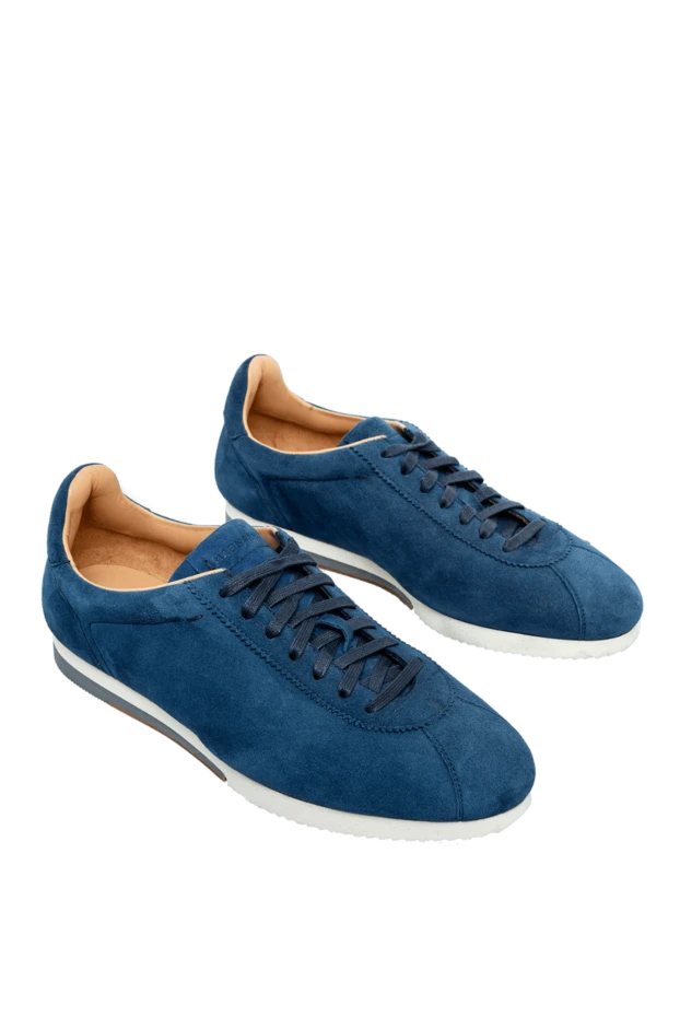 Magnanni man blue leather sneakers for men 150330 - photo 3